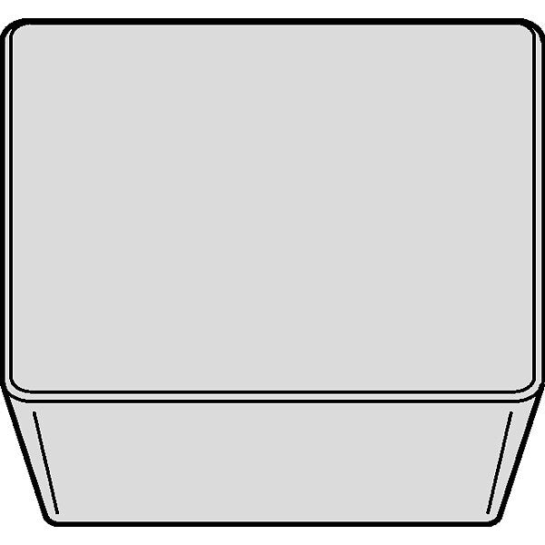 Square Turning Insert, Square, SPUN, Carbide