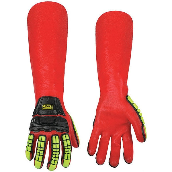 R-Chem Impact Glove, Long Cuff, XL/2X, PR