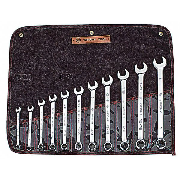 Combo Wrench Set, SAE, 12 Point, 11 pcs.