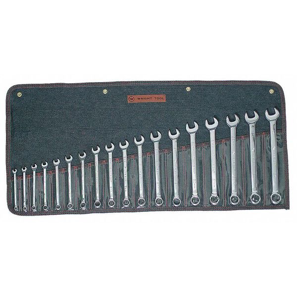 Combo Wrench Set, MET, 12 Point, 18 pcs.