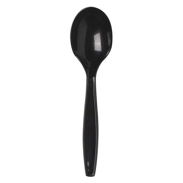 Dixie, Wrapped Soup Spoon, Hvy, Blk, PK1000