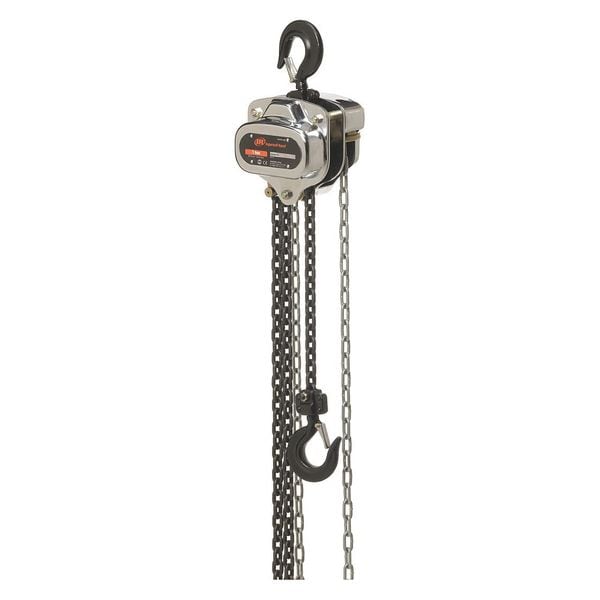 Lever Chain Hoist, 1ton, 15 ft.`, 2000 lb. Load Capacity, 15 ft Hoist Lift