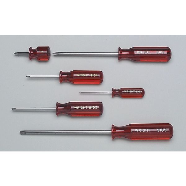 Phillips Screwdriver Set, w/Pouch, 6 pcs