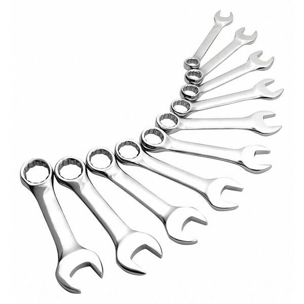 Master Stubby Combo Wrench Set, 10 pcs.
