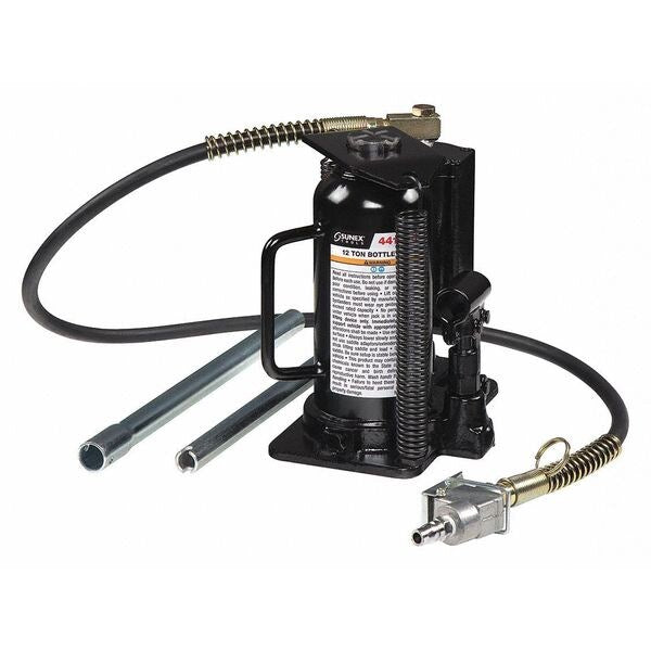 Air Hydrlc Bttle Jack, Fully Wldd, 12 tons
