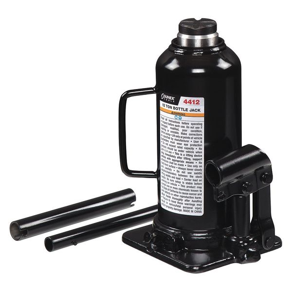 Fully Welded Bottle Jack, 12 tons