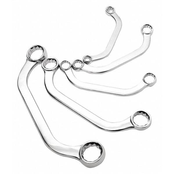 Half Moon Wrench Set, SAE, 5 pcs.