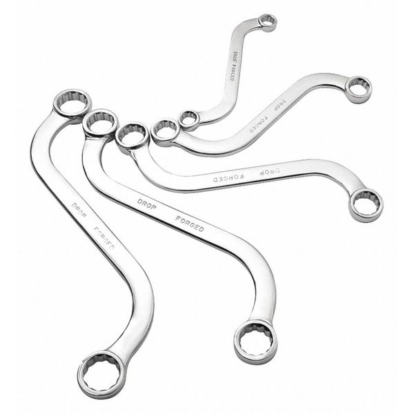 S-Style Wrench Set, SAE, 5 pcs.