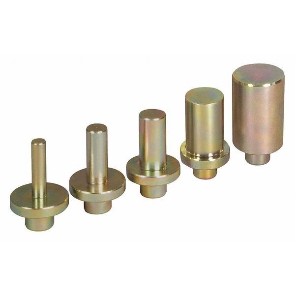Zinc Plated Punch Kit, 5 pcs.