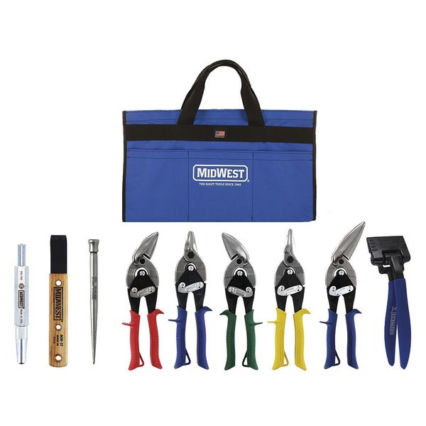 Premium Roofing/Siding Tool Kit, 9 pcs.