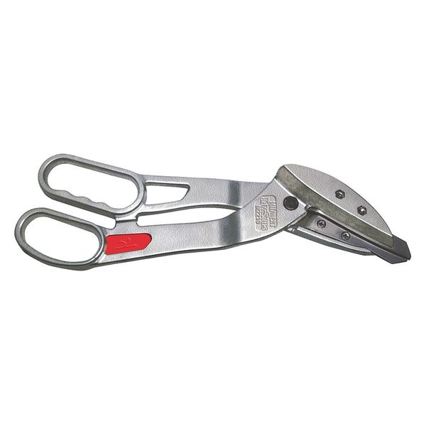 Offset Left Replaceable Blade Snip, Straight/Tight Curve, 13