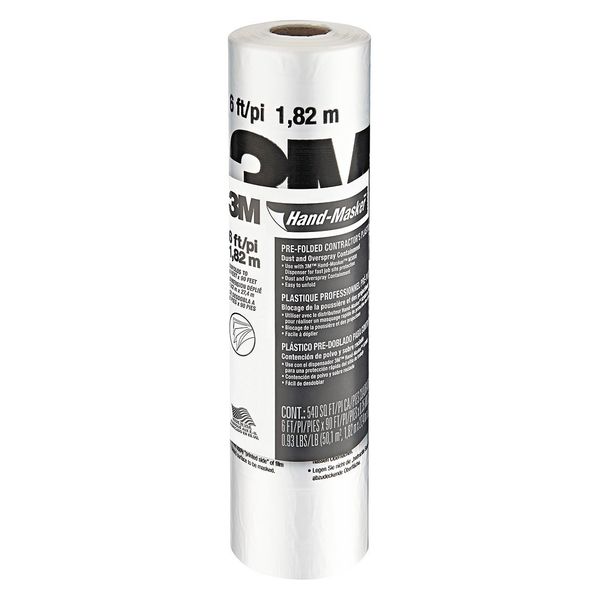 Contractors Plastic, 6 ft. x 90 ft., PK12