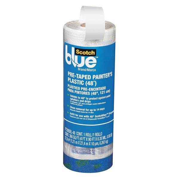Painter Plastic PreTape, 48