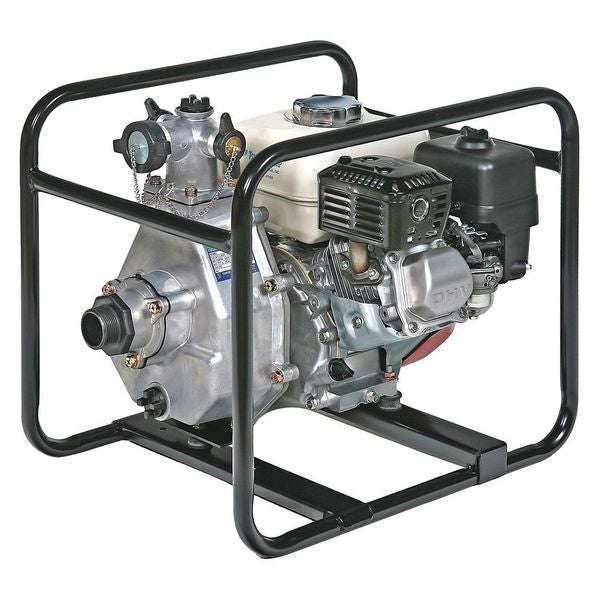Gas Engine Pump, High Pressure, 100 psi, 5.5 HP, Cast iron