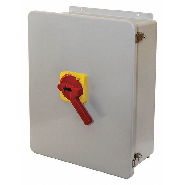Nonfusible Disconnect, 200A Unfused, 4X, 200 A, 600V AC, 3 pole, NEMA 12, UL4X