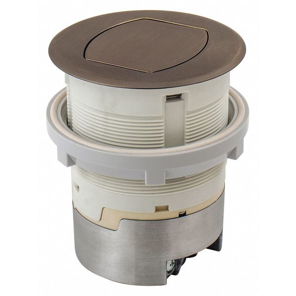 Ktcn Cntr, Receptacle, Surf Bronze, 15A Kit