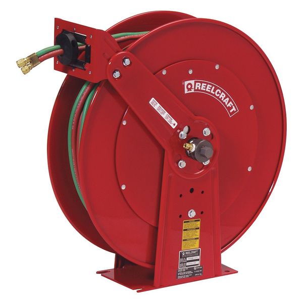 Gas Welding Hose Reel, 3/8 x 50ft.