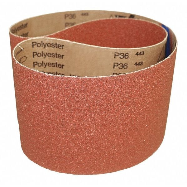 Abrasive Belt, 220 Grit, AO, 8 x 107