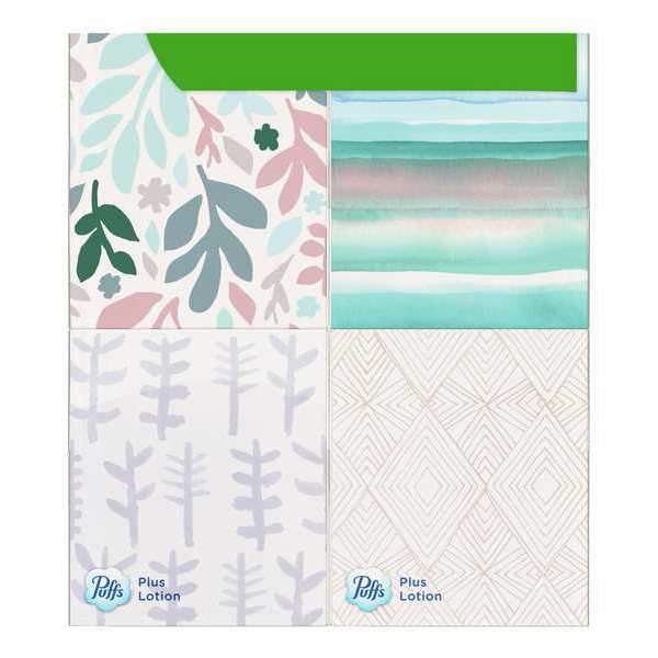 Plus Lotion Facial Tissue, White, PK24