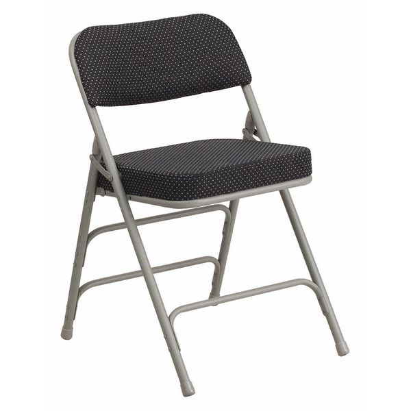 Black Fabric Folding Chair