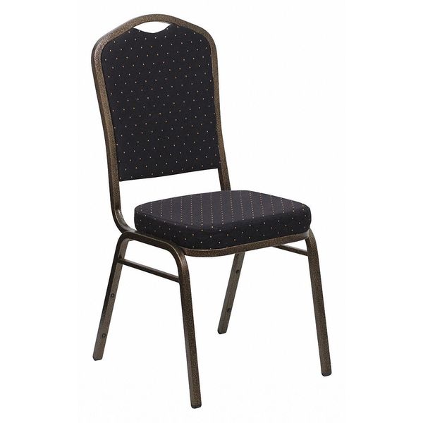 BlackBanquet Chair, 20-1/4