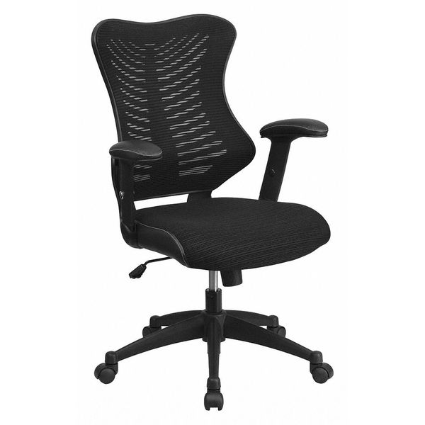 Contemporary Chair, Mesh, 17-1/2