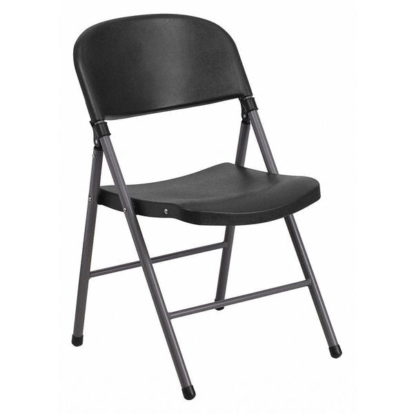 Black Plastic Folding Chair