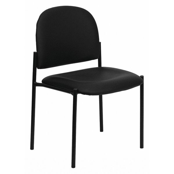 Black Vinyl Stack Chair
