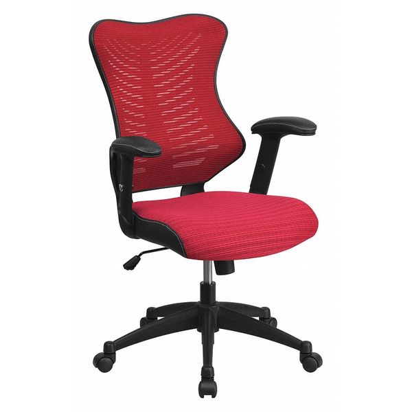 Contemporary Chair, Mesh, 17-1/2