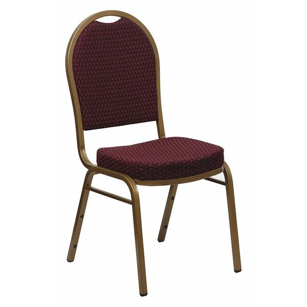 BurgundyBanquet Chair, 20-1/4