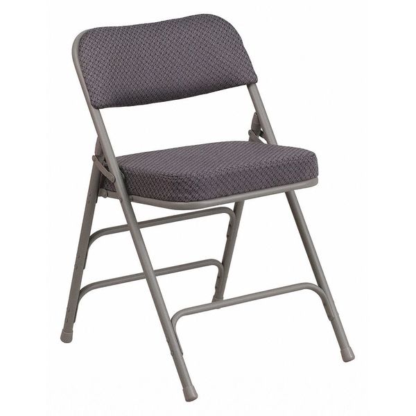 Gray Fabric Folding Chair