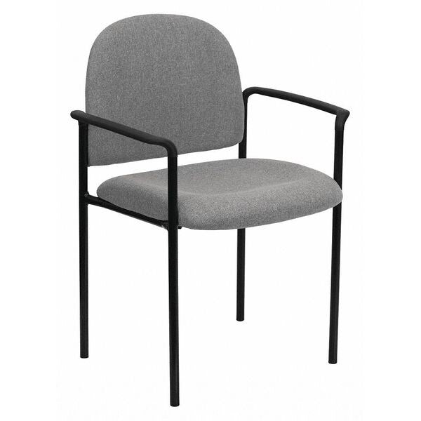 Gray Fabric Stack Chair