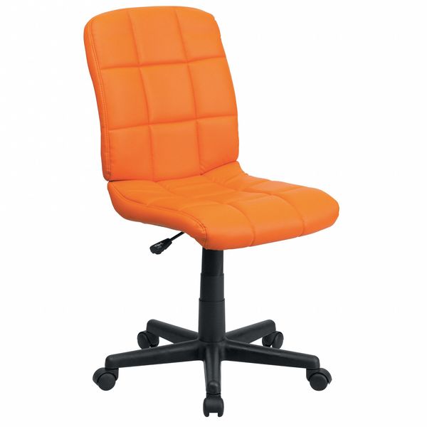 Vinyl Contemporary Chair, 16-3/4