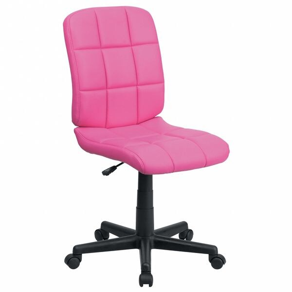 Vinyl Contemporary Chair, 16-3/4