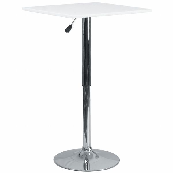 Square Square Adjustable Wood Table, 23.75