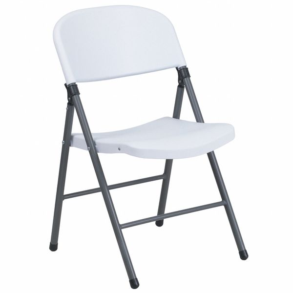 White Plastic Folding Chair