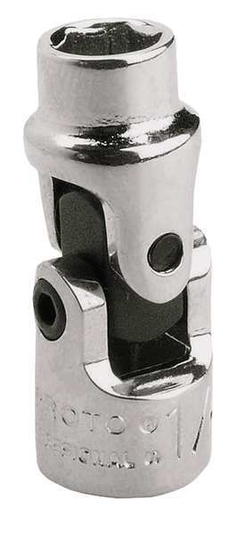 1/4 in Drive Flex Socket 8 mm, 6 pt, Metric