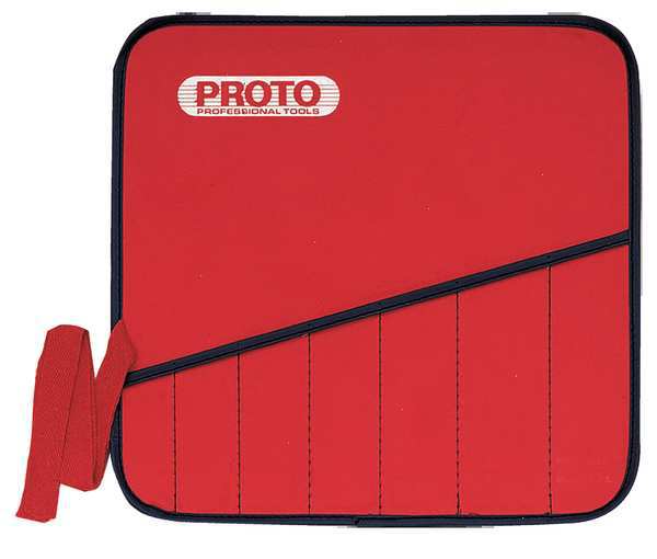 Tool Pouch, Canvas, 13 Pockets, Red, 14