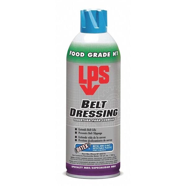Belt Dressing with Detex, H1 Food Grade, 10 oz Aerosol Can
