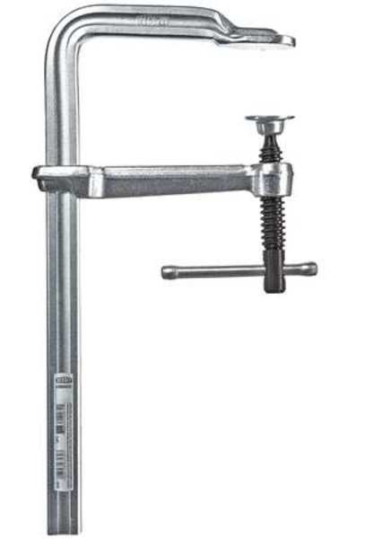 24 in Bar Clamp Steel Handle and 4 3/4 in Throat Depth
