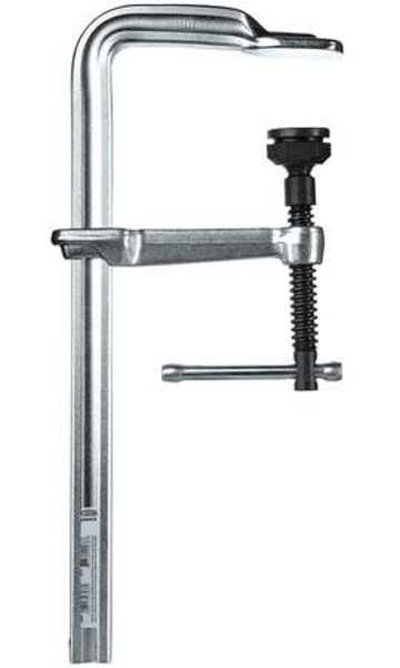 12 in Bar Clamp Steel Handle and 4 3/4 in Throat Depth