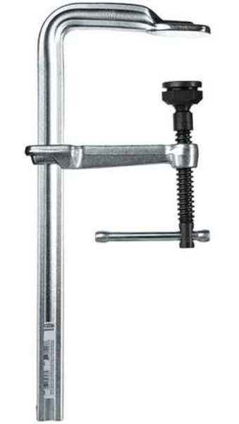 24 in Bar Clamp Steel Handle and 4 3/4 in Throat Depth