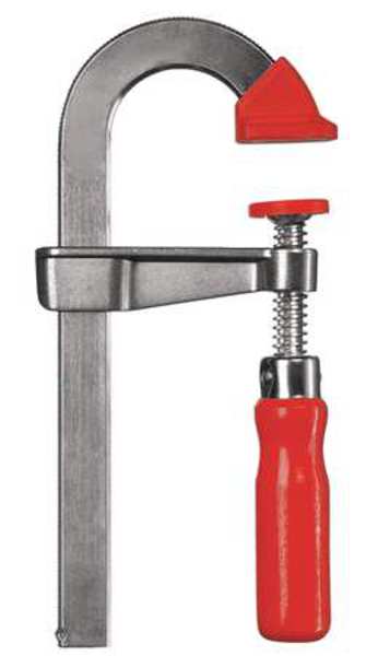 6 in Bar Clamp Wood Handle and 2 in Throat Depth