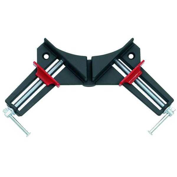 Angle Clamp, 90 Deg Corner, Zinc, 3 In Cap