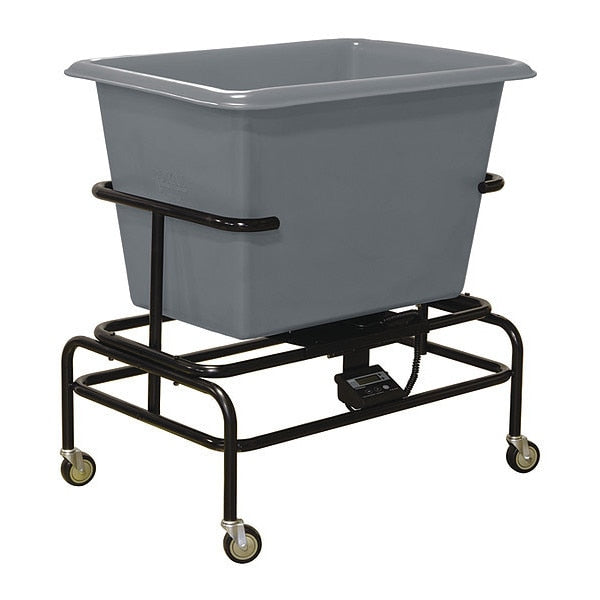 Poly Scale Cart, 6 Bu, Gray