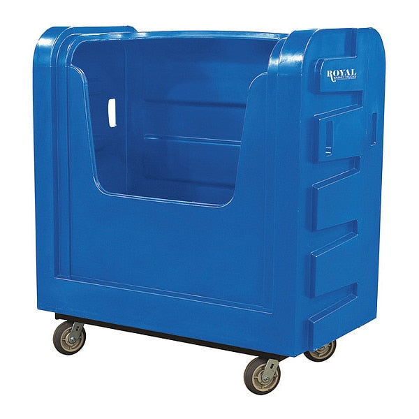 Poly Bulk Truck, 36 cu ft, Blue