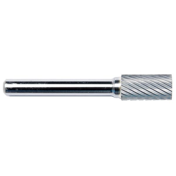 Carbide Bur, Cylindrical Flat End, 3/8