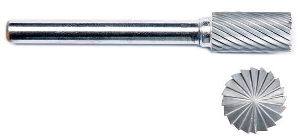 Carbide Bur, End Cut, 1/2