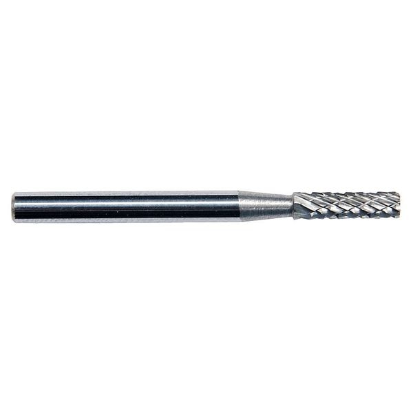 Carbide Bur, Cylindrical Flat End, 1/8