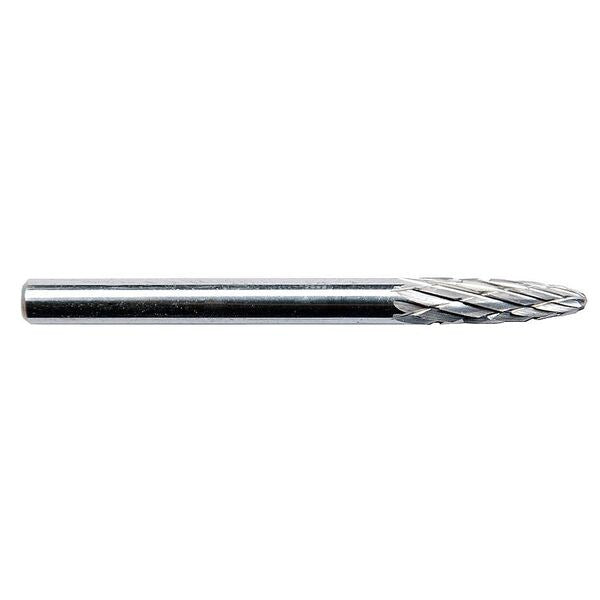 Carbide Bur, Round Nose Tree, 1/4